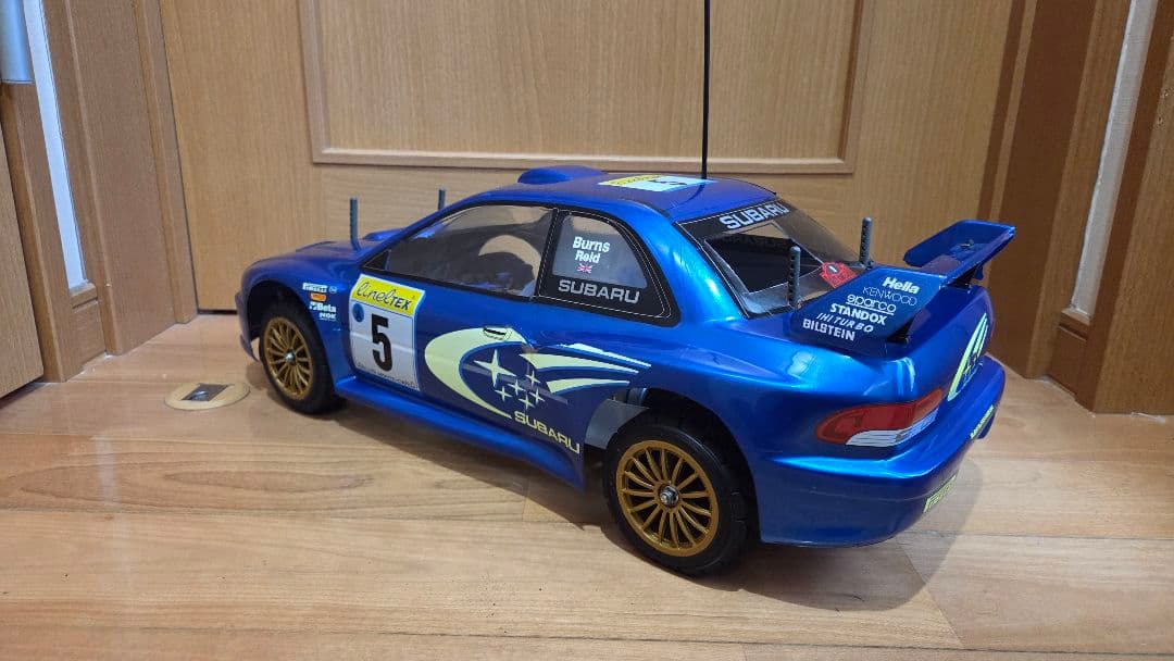 タミヤ ラジコン TGX エンジンカー 貴重なラリー仕様 インプレッサ
