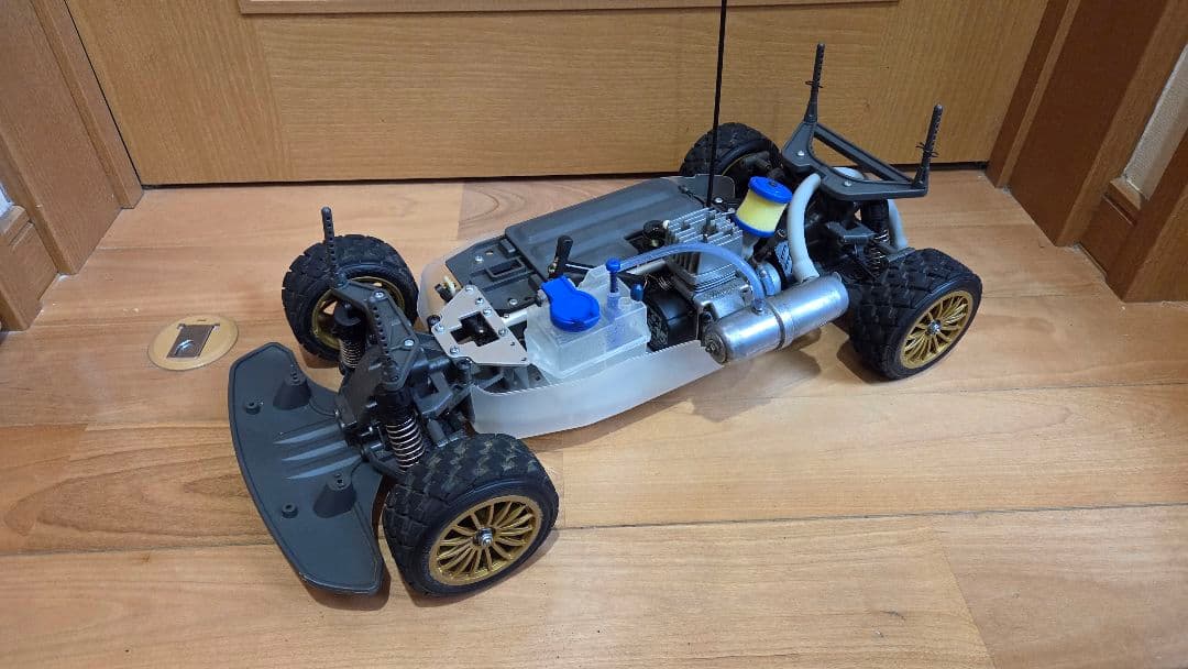 タミヤ ラジコン TGX エンジンカー 貴重なラリー仕様 インプレッサ