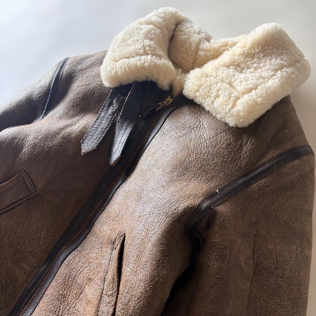 AVREX/B03/38サイズ/AC-17755/ブラウン/ボア/ムートン - メルカリ