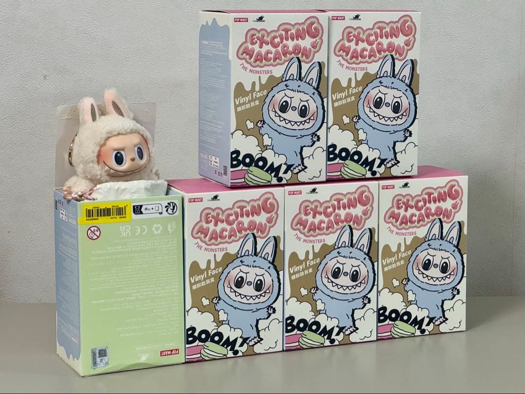◾️popmart labubu exciting macaron 6体セット