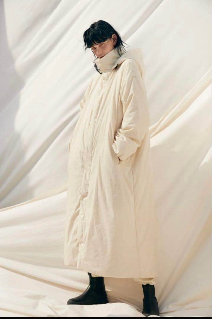 N.O.R.C パディングロングコート3 エクリュ N.O.R.C パディングロングコート3 エクリュ - メルカリ