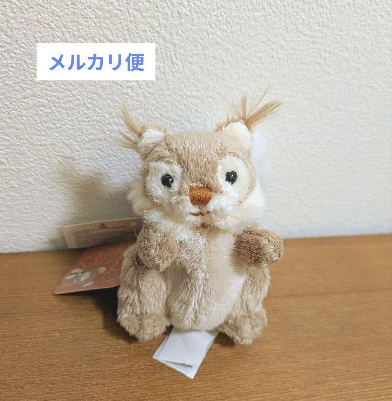 の*ん様 リス ぬいぐるみキーホルダー グレー ブコウスキー - メルカリ