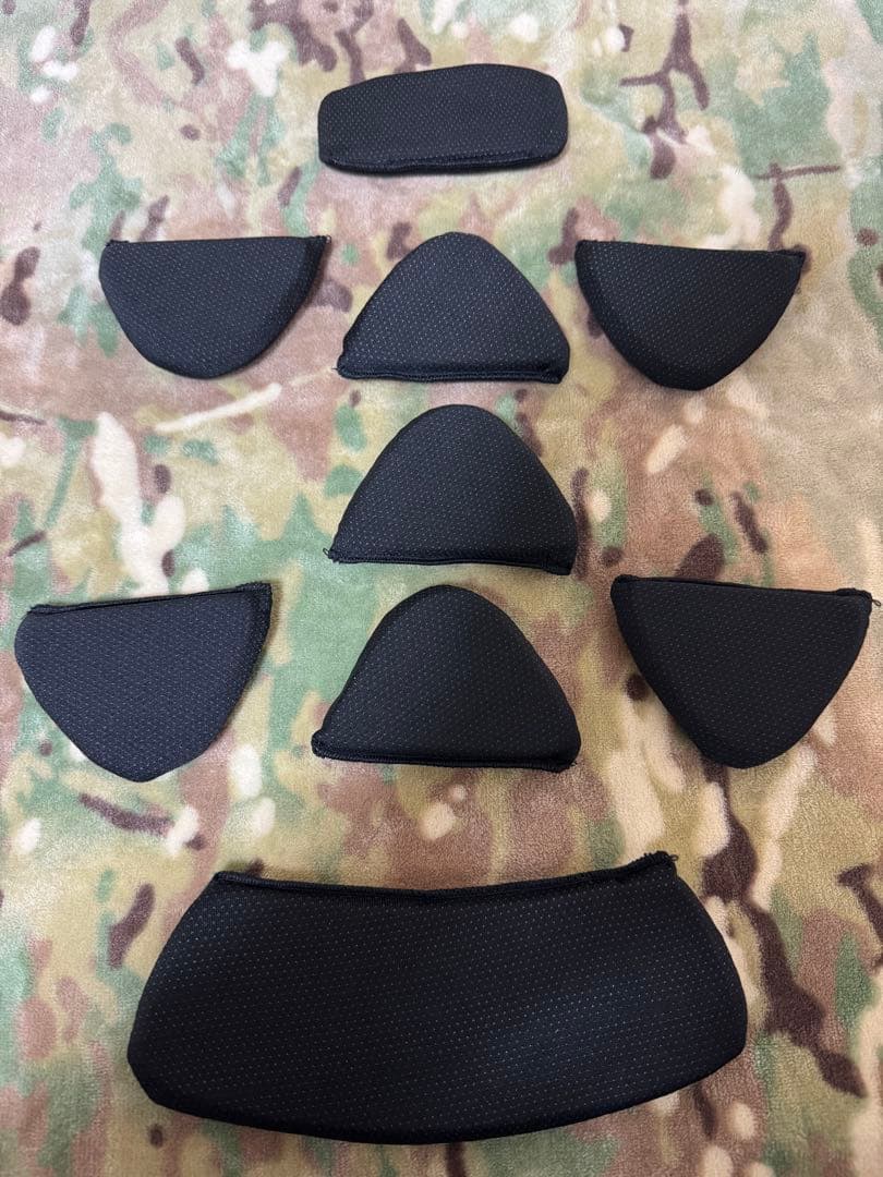 実物新品4Dtactical H.I.V.E OpsCore 用パッド 1/2” nHelmet Ops-Coreタイプ FAST バリスティックヘルメット フォリッジ