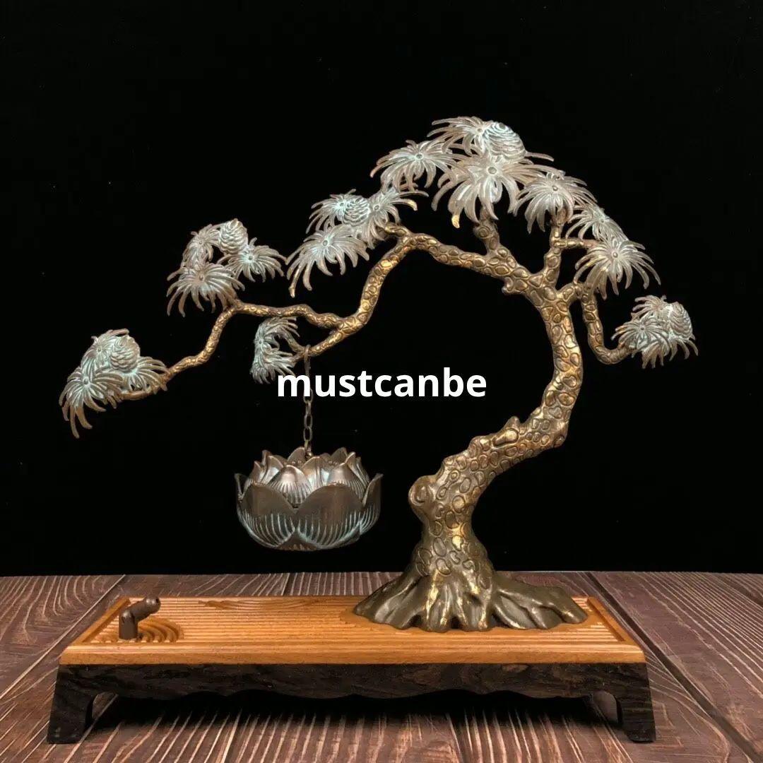 銅器 弔炉 大樹蓮華弔炉 室内薫香炉 香道具 工芸品 置物 - メルカリ