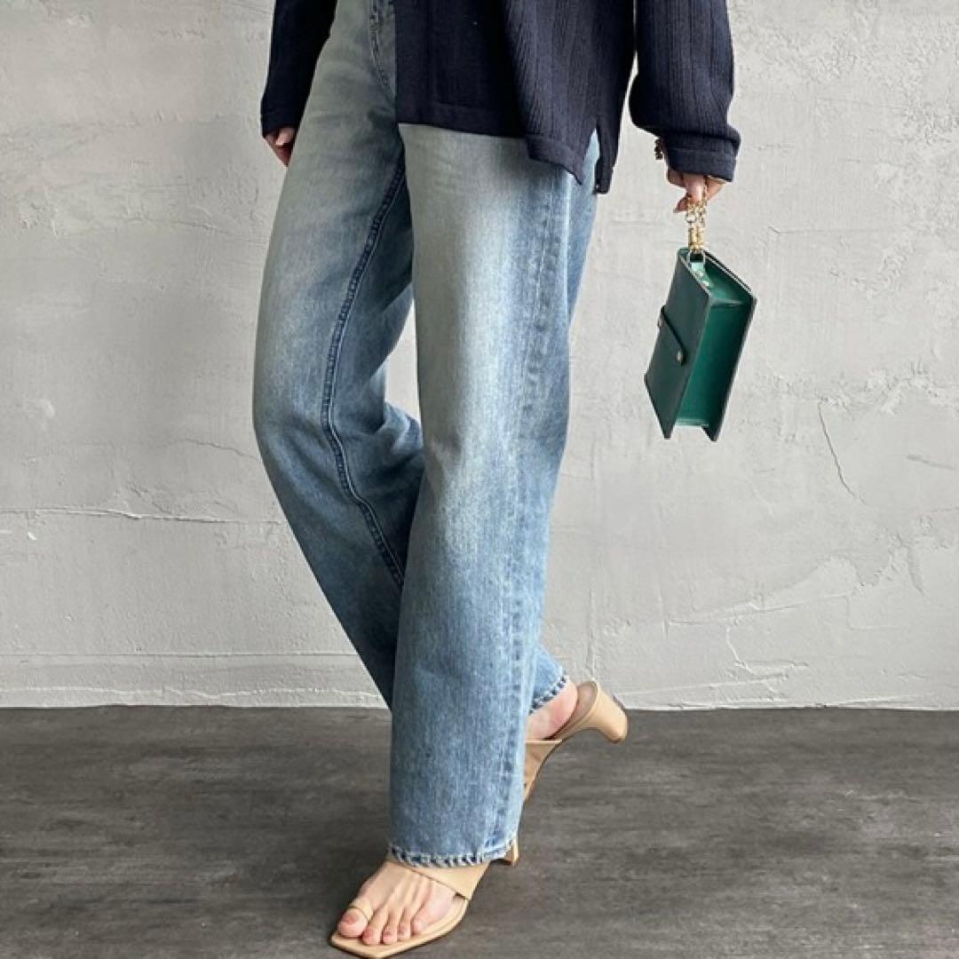 美品】ヤヌーク ボーイズストレートLea 57111231 サイズ23 - メルカリ