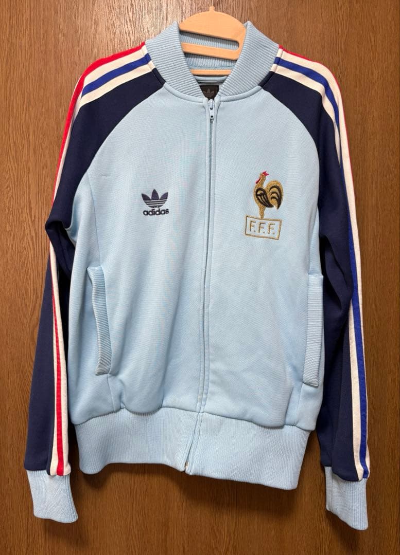 adidas アディダス フランス代表 ジャージ トラックジャケット 刺繍
