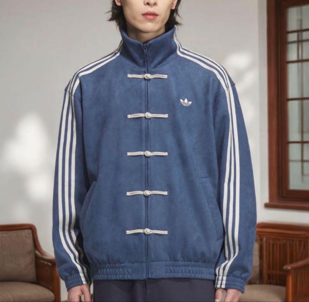 adidasアディダス 中国限定 蛇年トラックジャケット ネイビー L - メルカリ