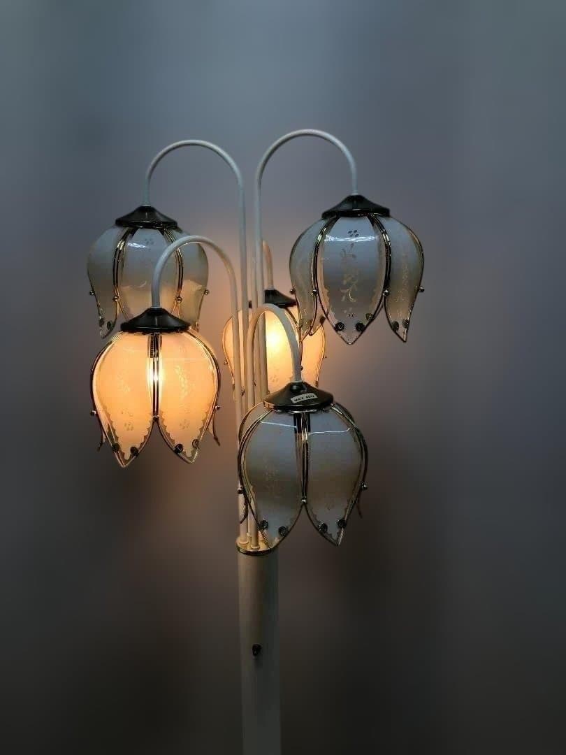 送料無料 フロアスタンドライト 5灯 昭和レトロ ヨーロピアン 251229