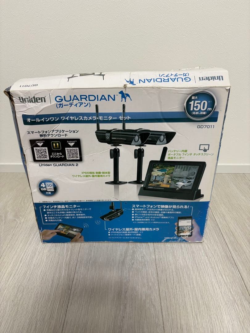 防犯カメラ Uniden GUARDIAN GD7011 Amazon.co.jp: Uniden ユニデン ガーディアン ワイヤレスセキュリティ