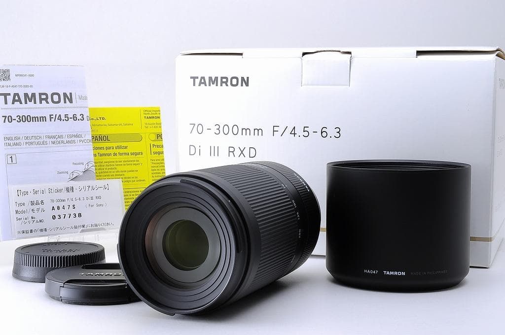 レンズ(ズーム) TAMRON 70-300mm F/4.5-6.3 DiIII RXD SONY