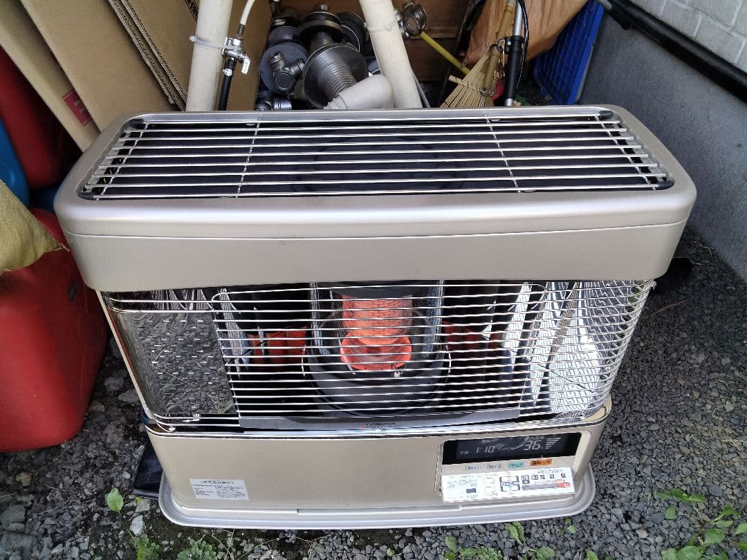 引き取り及び近郊配達限定出品札幌発コロナFF床暖対応石油ストーブ2016