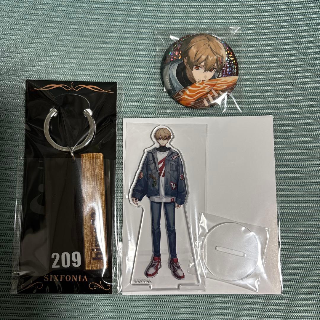 シクフォニ 暇72 誕生日アクスタ 缶バッジ ルームキーホルダー セット