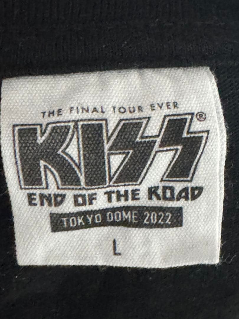 KISS 日本最終公演 東京ドーム 2022 Tシャツ L フロント大判 限定