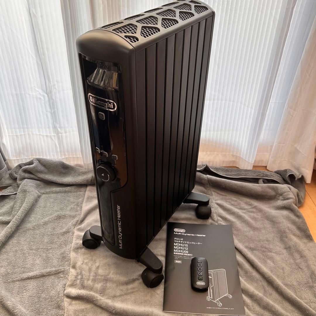 デロンギ マルチダイナミックヒーター MDHU12-PB 動作確認済み 説明書付 デロンギ（DeLonghi） オイルヒーター マルチダイナミックヒーター 24