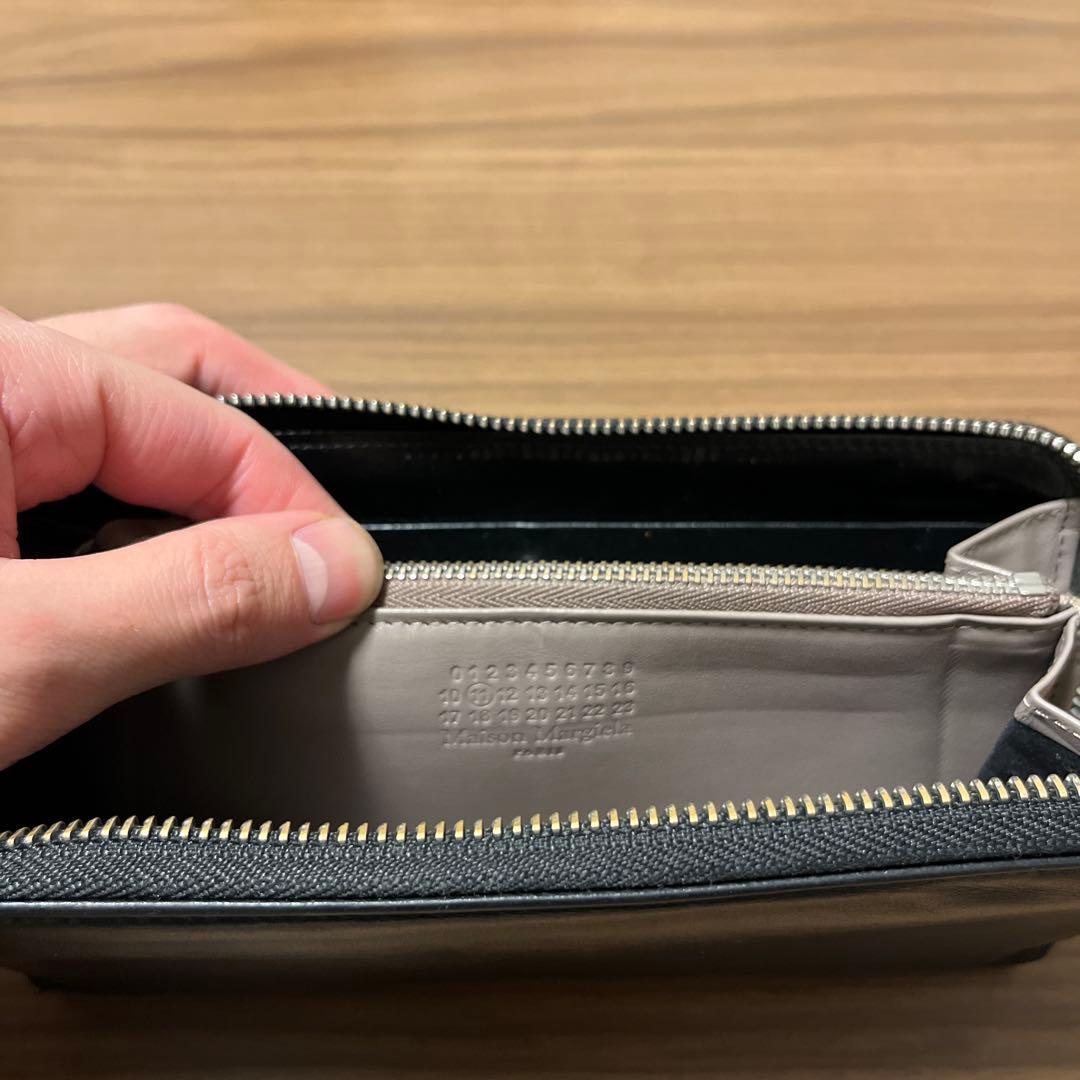マルジェラ 長財布 カーフスキン 黒 山口一郎 - メルカリ