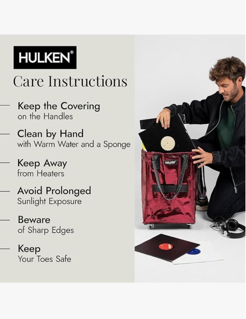 HULKEN (ハルケン) キャスター付き ショッピングカート ローリング