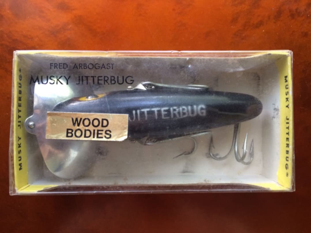 【木製】オールド　ジッターバグ JUNK FOOD item: T-11906 Wood Jitterbug 5/8oz. ジッターバグ ウッド