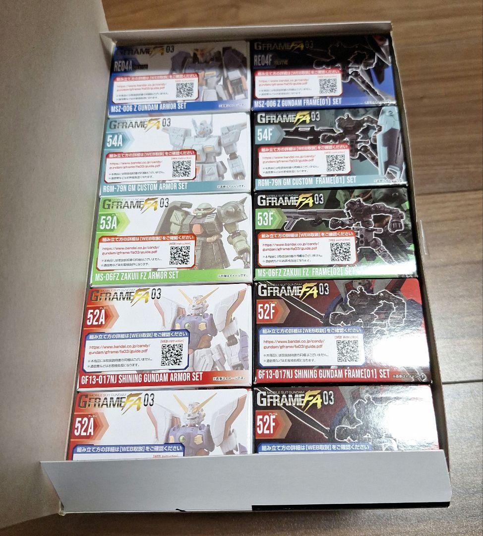 Gフレーム FX 03 10個セット　フルコンプ