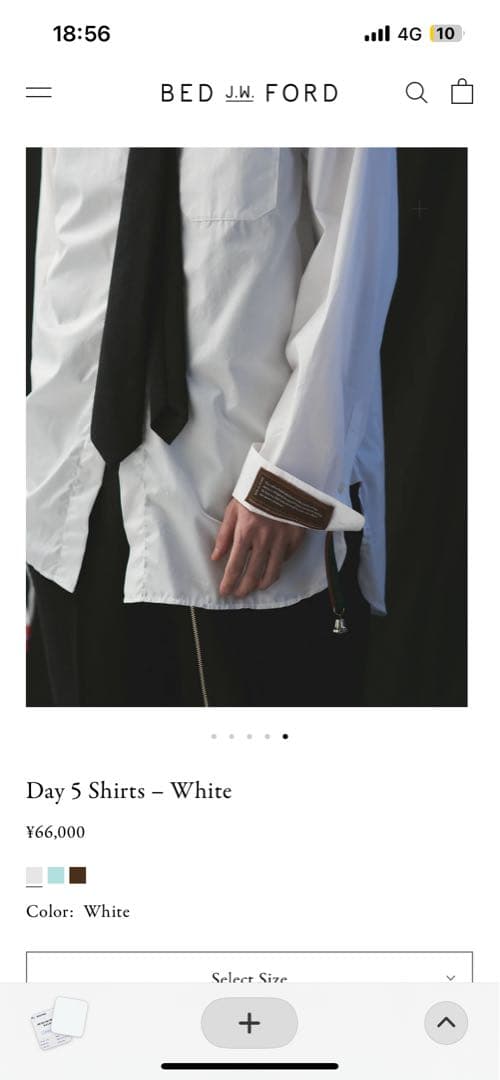 BED j.w. FORD Day 5 Shirts - White - メルカリ