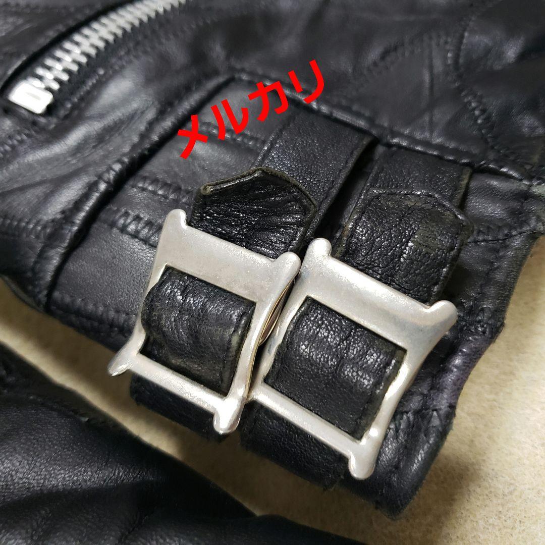 フウドブレイン fuudobrain ツギハギ レザー ライダース ジャケット