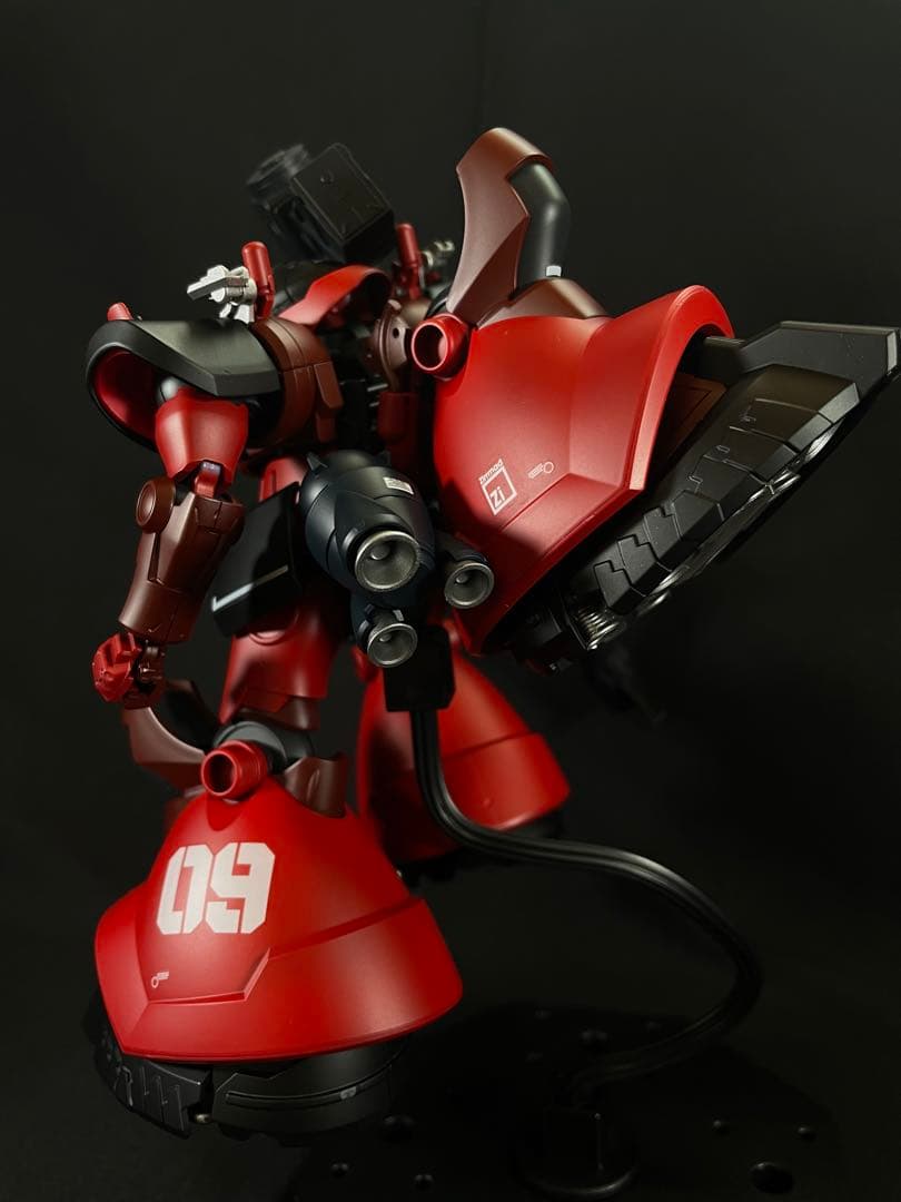 ジークアクス HG 1/144 リック・ドム シャア専用カラー 全塗装 完成品