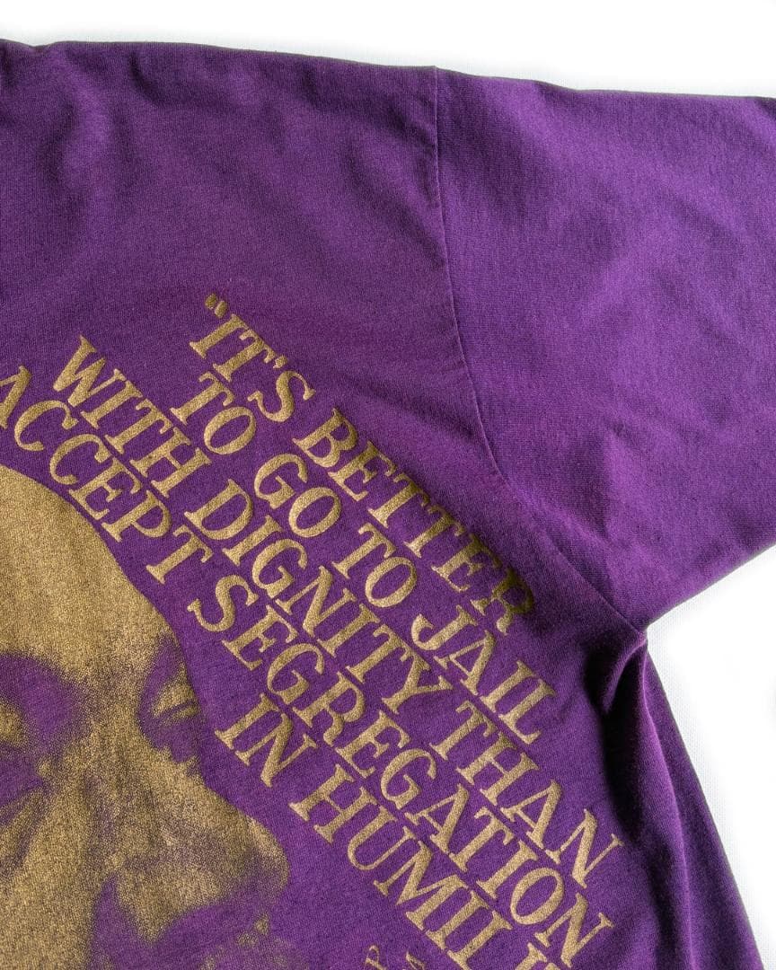 90's \" キング牧師 \" 総プリント Tシャツ