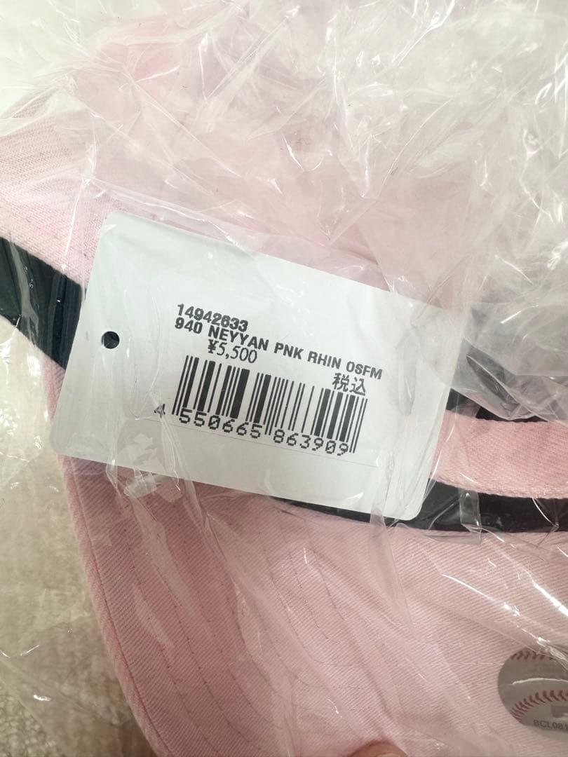 NEWERAニューエラ ラインストーン ニューヨークヤンキース ピンク