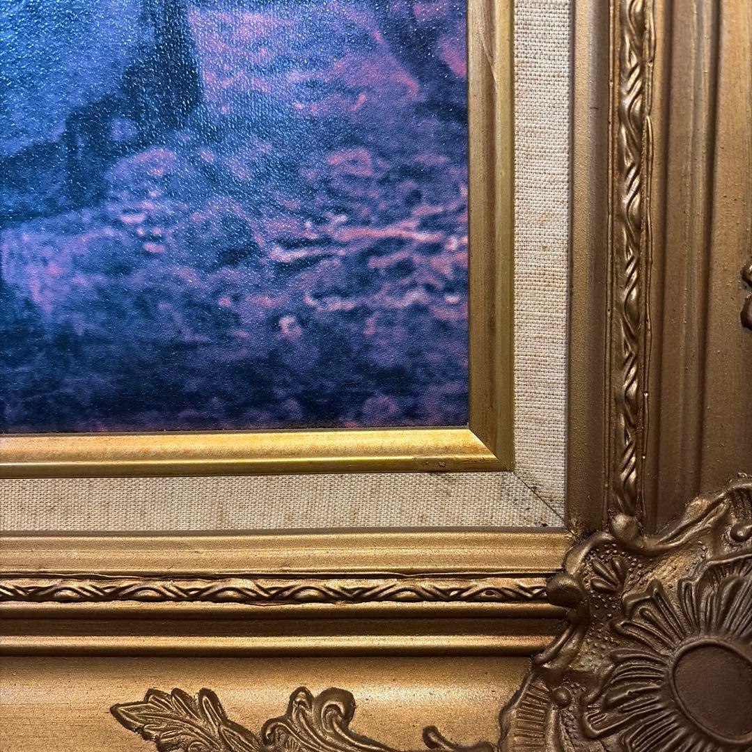 ジャン・フランソワ・ミレー　晩鐘　複製画　日美名品