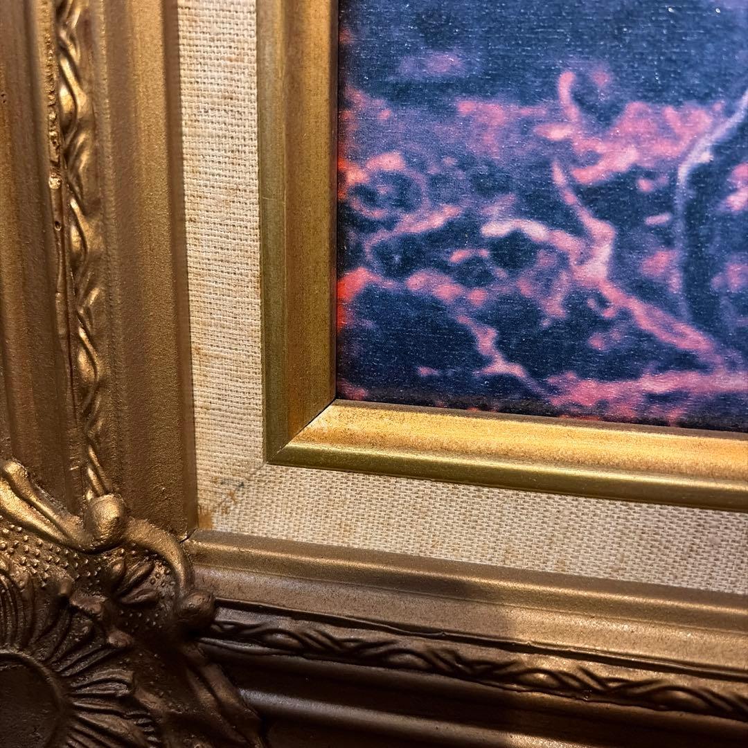 ジャン・フランソワ・ミレー　晩鐘　複製画　日美名品