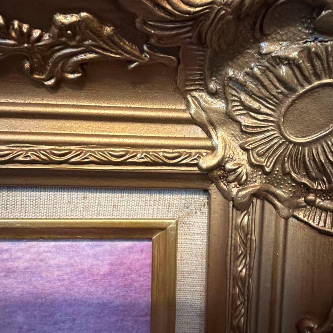 ジャン・フランソワ・ミレー　晩鐘　複製画　日美名品