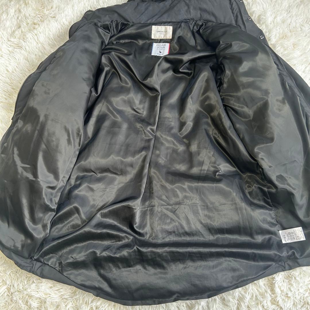 美品】OPAQUE.CLIP ミュラーダウン モンスターコート ブラック - メルカリ