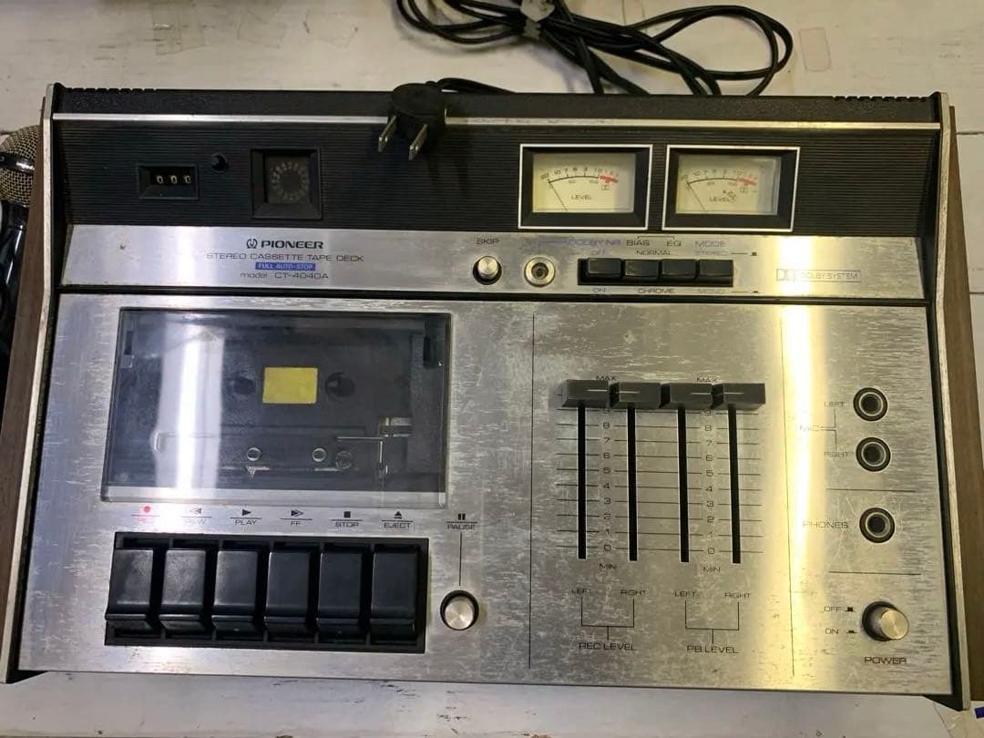 Pioneer CT-4040A カセットテープデッキ　ジャンク pioneer ct-4040の値段と価格推移は？｜6件の売買データからpioneer ct