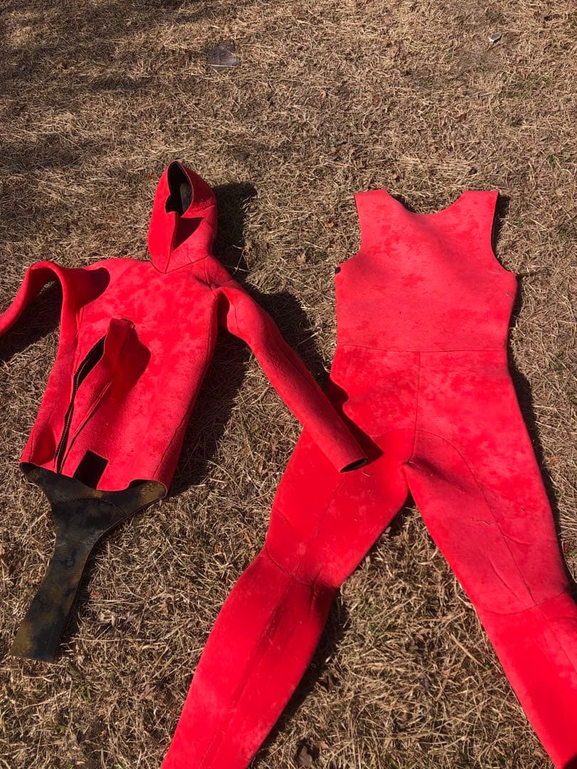 C2 カモフラージュ フルスーツ フード付き 裏起毛 - メルカリ