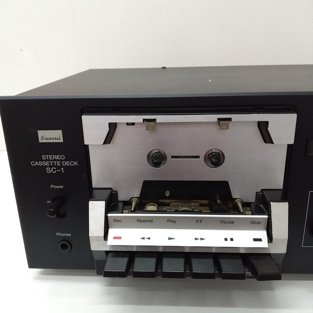 若《FPLJE》SANSUI　山水　ステレオカセットデッキ　SC-1　ジャンク