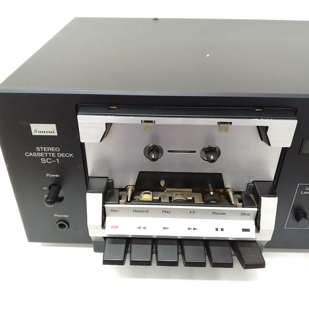 若《FPLJE》SANSUI　山水　ステレオカセットデッキ　SC-1　ジャンク