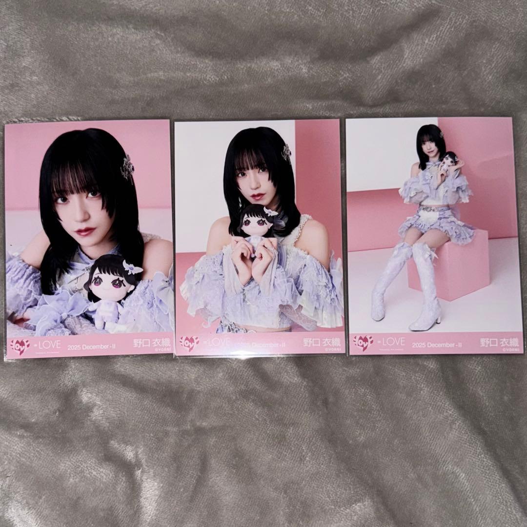 LOVE イコラブ 野口衣織 生写真 モーリーコラボ③ コンプ - メルカリ