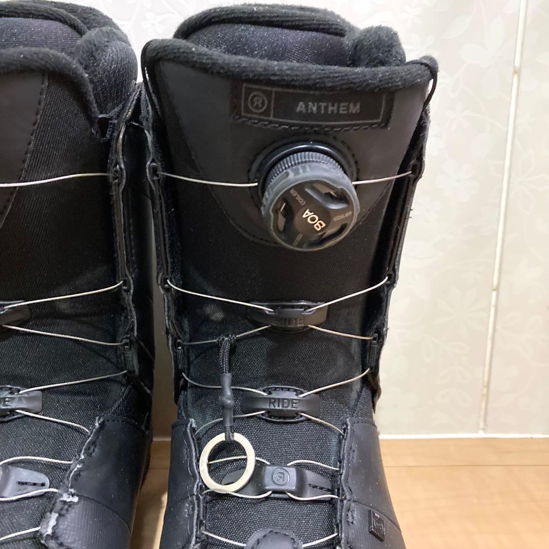 人気✨26.0cm RIDE ANTHEM BOA スノーボードブーツ ブラック