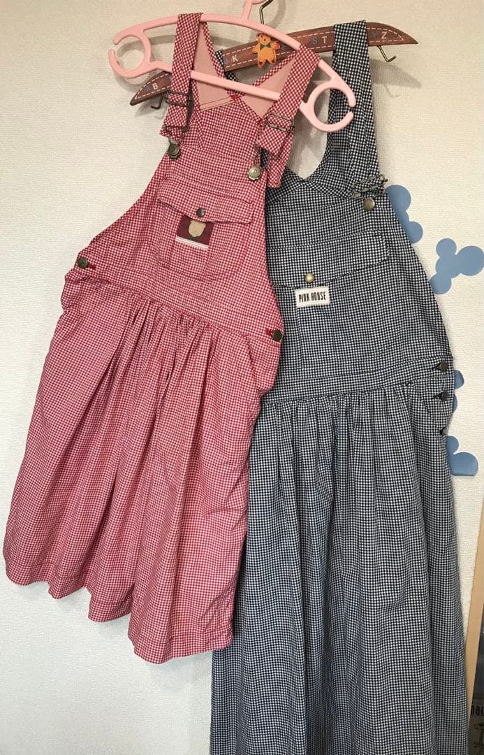 ピンクハウスサロペット nature trail pink house オーバーオール