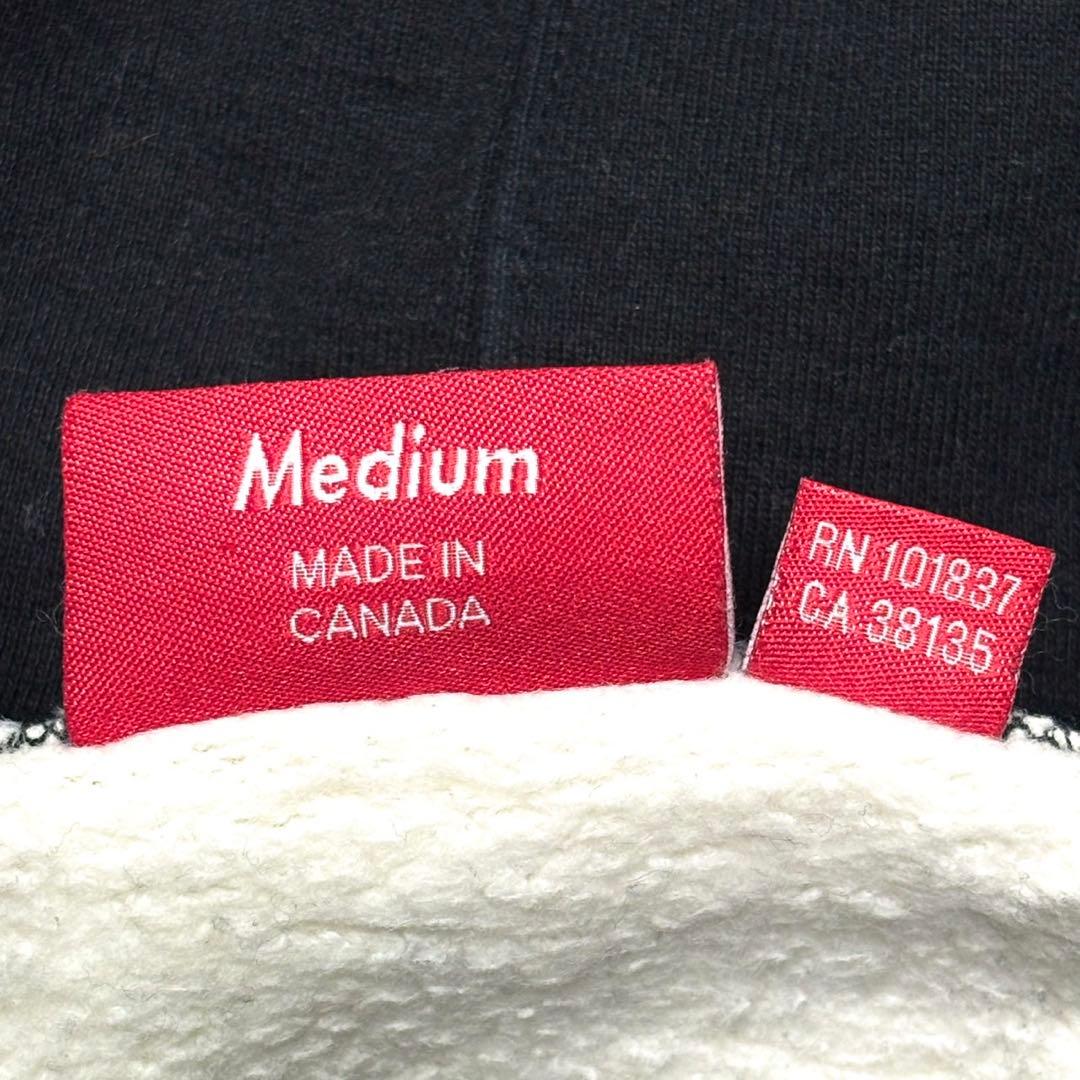 たけぇ Supreme バイカラーSロゴパーカー \"ブラック\" Mサイズ