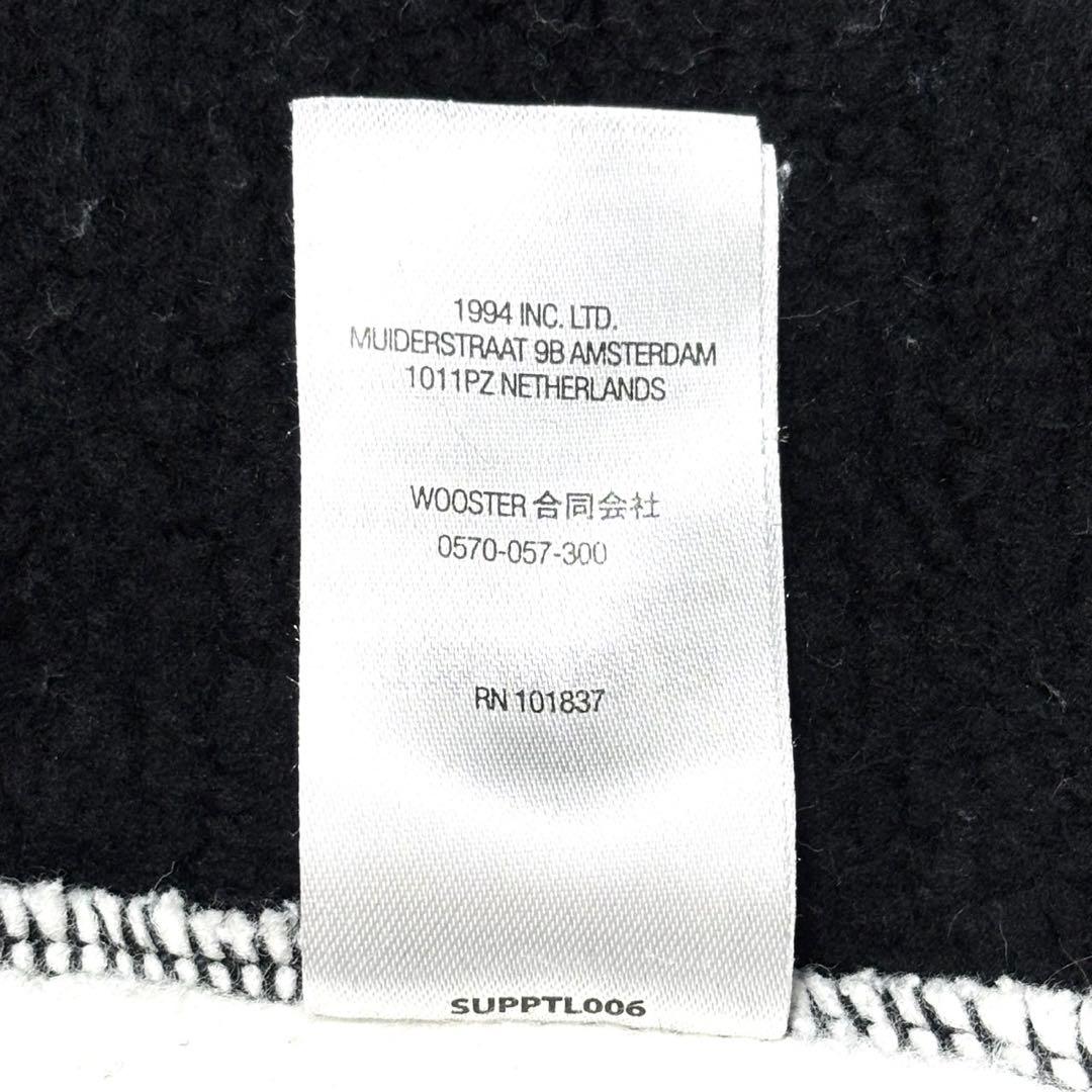 たけぇ Supreme バイカラーSロゴパーカー \"ブラック\" Mサイズ