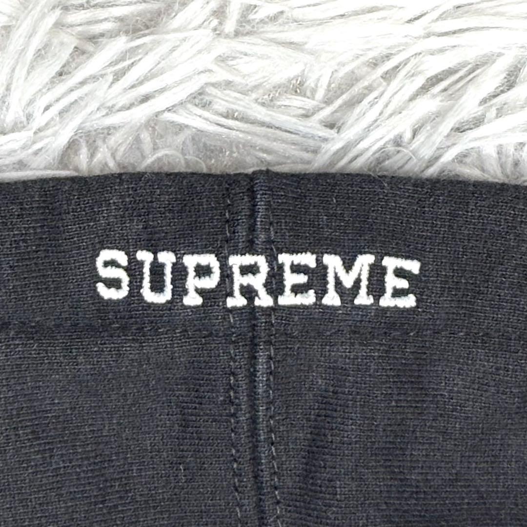 たけぇ Supreme バイカラーSロゴパーカー \"ブラック\" Mサイズ