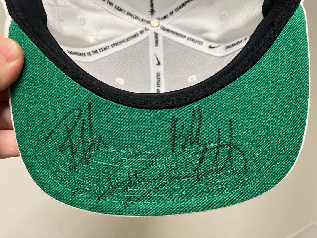 NIKE ローリーマキロイ他サイン入りホワイトキャップ - メルカリ