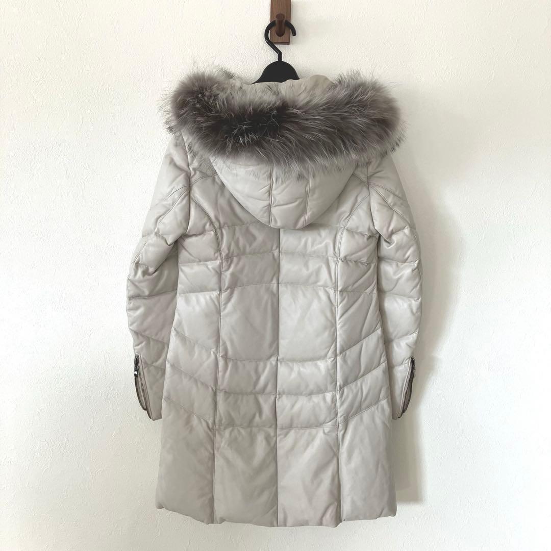 ◇DAMA ダーマコレクション SAGA FURS ラムレザー ダウンコート - メルカリ