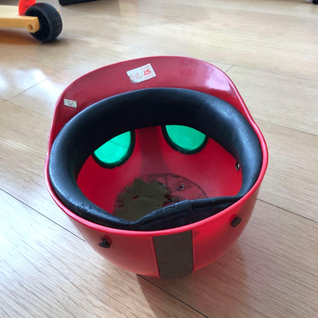 仮面ライダーV3 ヘルメット 子供用 東映 昭和レトロ アトラク - メルカリ