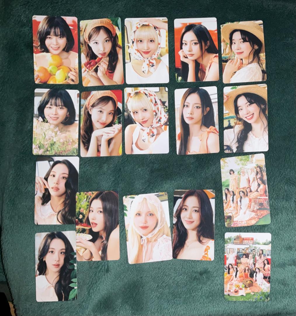 １７枚　通常盤 トレカ　TWICE5 TWICE OFFICIAL SITE