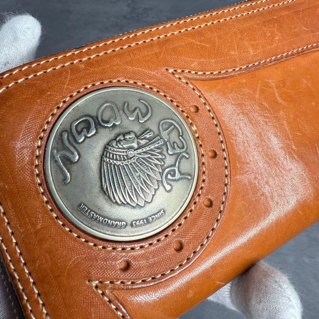 ☆美品☆REDMOON ラウンドジップ 長財布 51mm ビッグコンチョの通販は