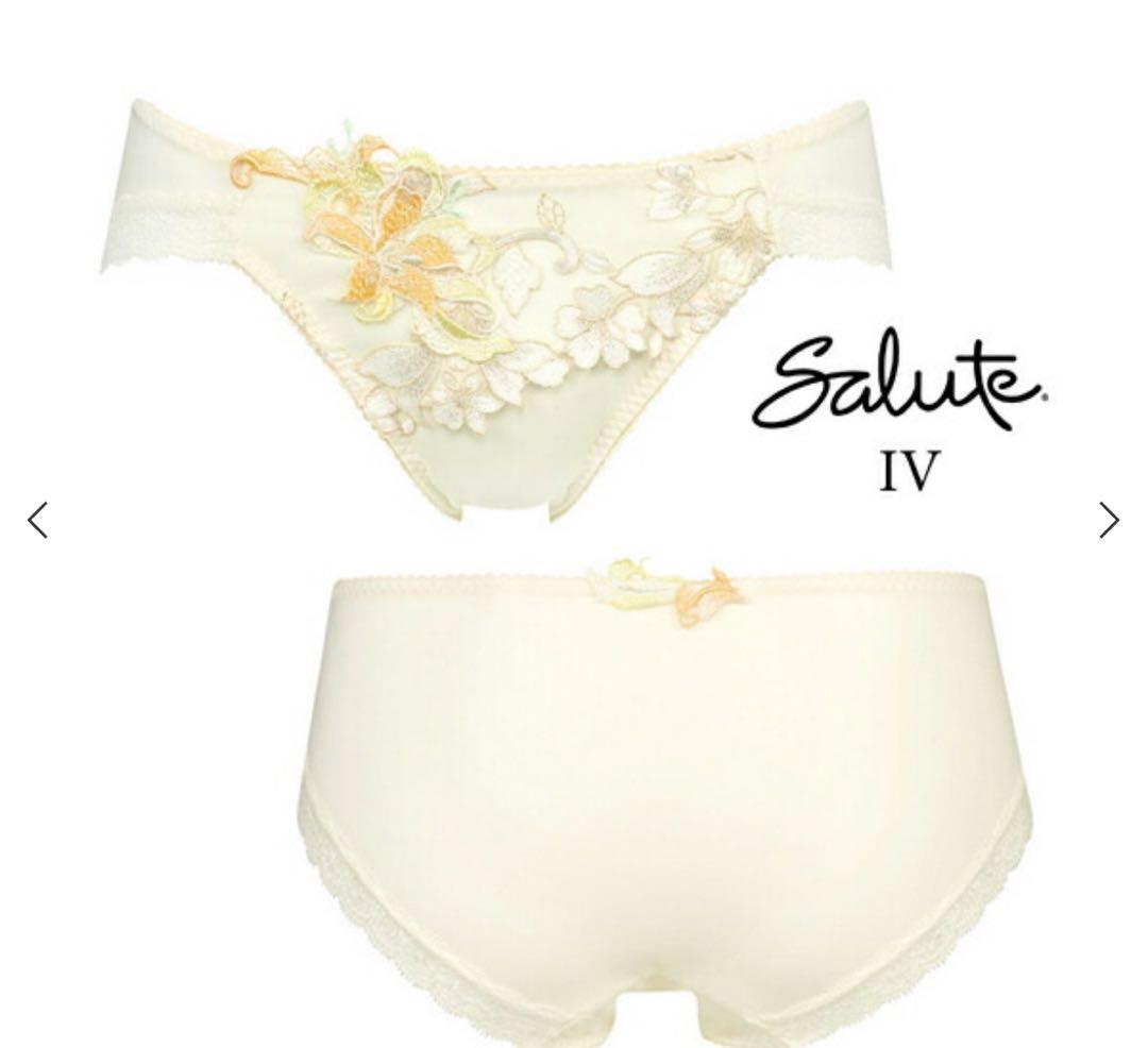 ワコール サルート フロントエックスブラ ブラショーツセット (F75)(M