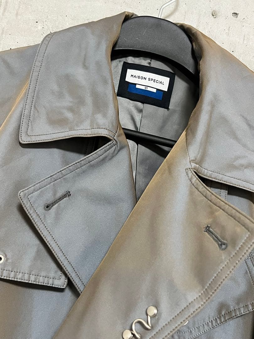 シャンブレープライムオーバーカットオフステッチモーターサイクル