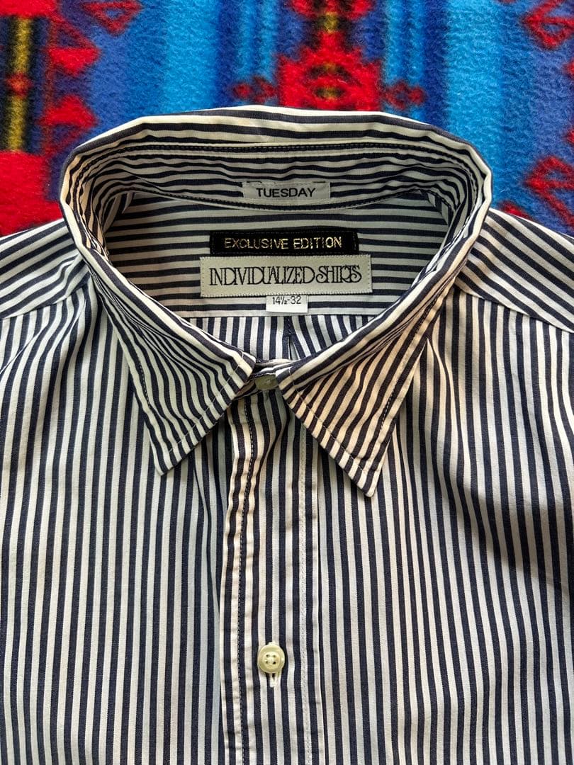 INDIVIDUALIZED SHIRTS 6ボタンシャツ14h-32 INDIVIDUALIZED SHIRTS Front 6 Buttons B.D. SHIRTS | ARCH 市電通り