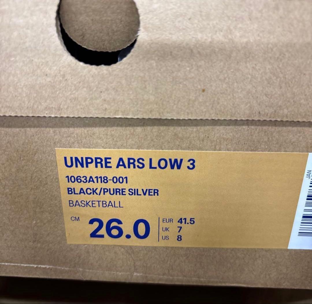 ballaholic asics UNPRE ARS LOW3 パンフレット付き - メルカリ